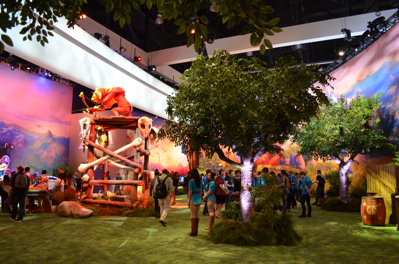 Nintendo had the prettiest booth by far.